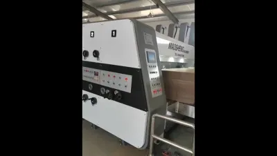 Impresora, ranuradora, troqueladora rotativa con alimentador de borde delantero, CZYL-D