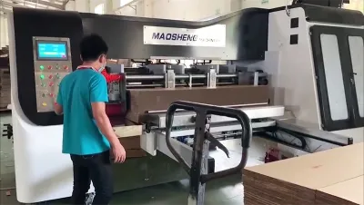 Troqueladora y ranuradora automática para cartón corrugado, CZYL-SSK