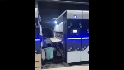 Troqueladora ranuradora para cliente en India