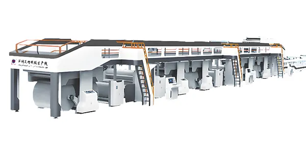 Línea de producción de cartón corrugado de 7 capas
