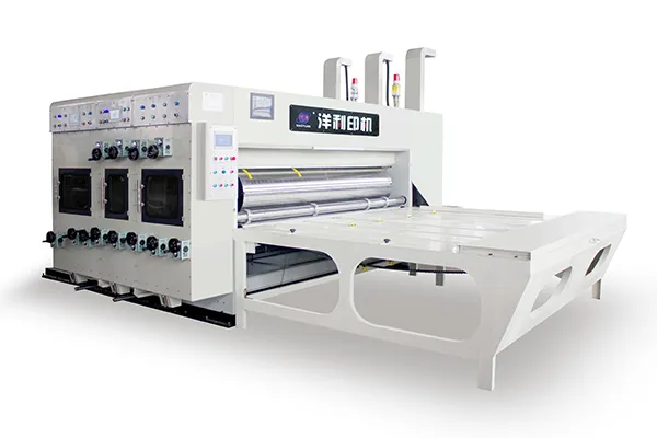 Impresora, ranuradora y troqueladora con alimentador de cadena, CZYL-F